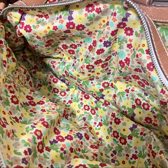 Fossil Multicolor Stitched Straw Frame Handbag - Picture 11 of 12